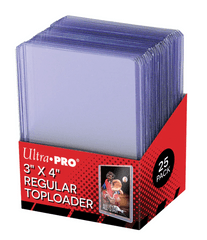 Toploaders 3 x 4 Clear Regular (25ct) for Standard Size Cards
